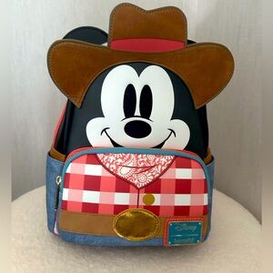 Western Mickey Mouse Mini Backpack
